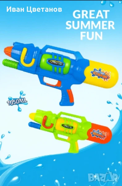 Воден пистолет с помпа, снимка 1