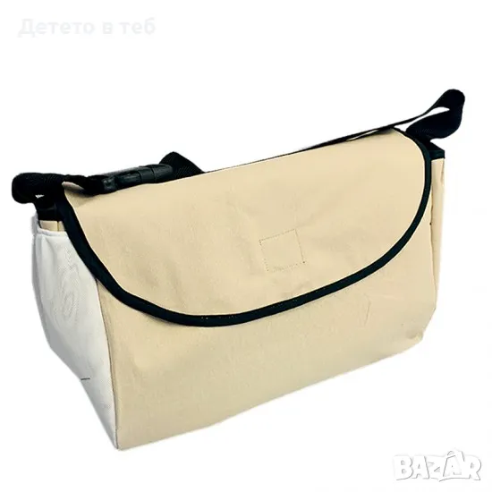 Чанта за бебешка количка бежова, снимка 1