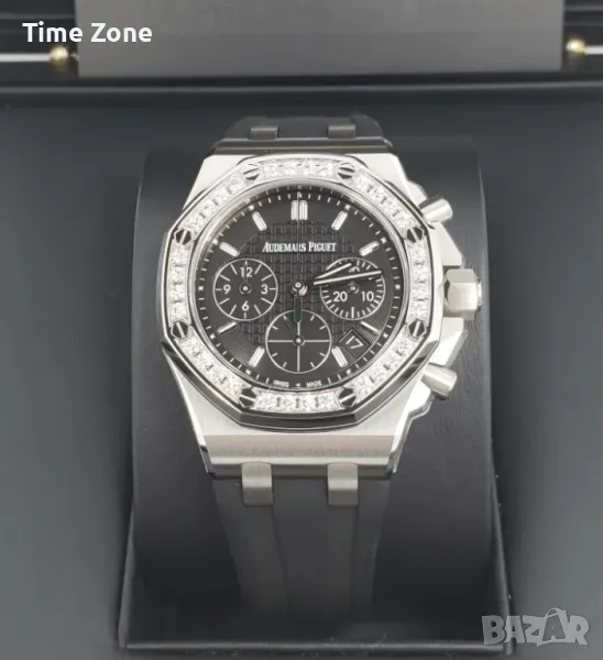 Audemars Piguet Royal Oak Offshore Chronograph 37mm Black Dial Diamond Дамски Различни Варианти, снимка 1
