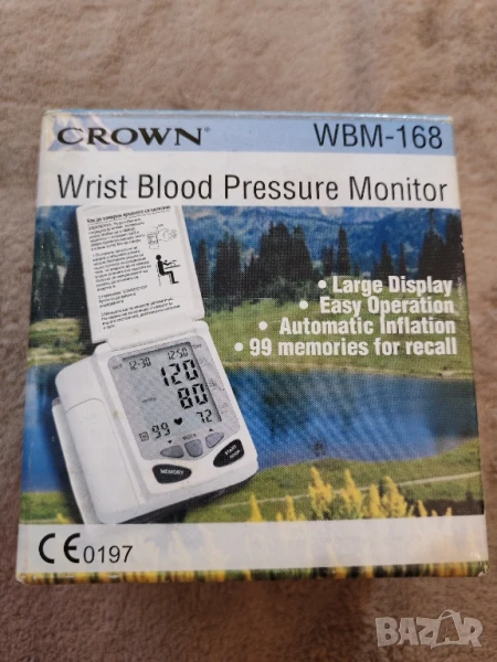 Апарат за измерване на кръвно налягане CROWN. , снимка 1