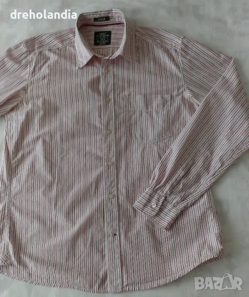 Мъжка раирана риза H&M - M / L, снимка 1