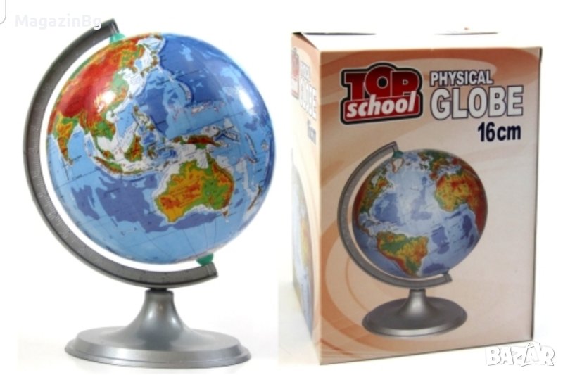 Физически глобус, ф16см globus , снимка 1
