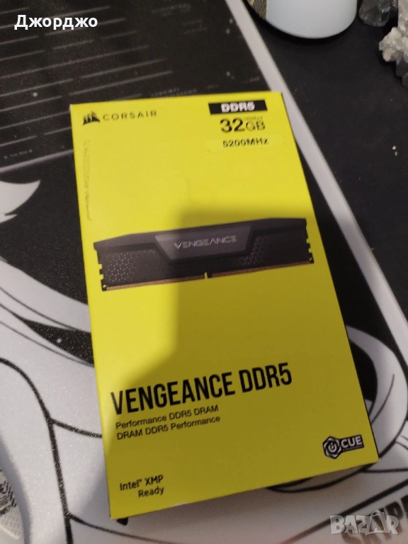 Vengeance RAM DDR5 2x16 32GB 5200 MT/S, снимка 1