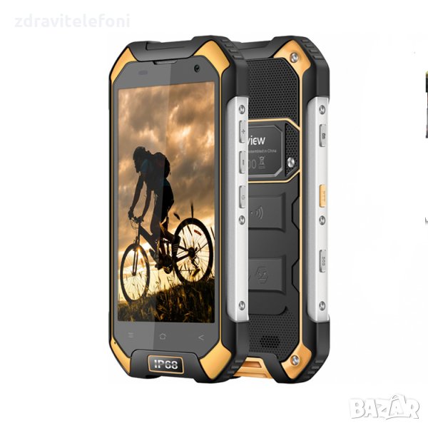 Humer BV6000S ,УДАРОУСТОЙЧИВ, ВОДОУСТОЙЧИВ,4 ЯДРЕН, 64 БИТОВ ПРОЦЕСОР, МОЩНА БАТЕРИЯ 4500MAH, снимка 1