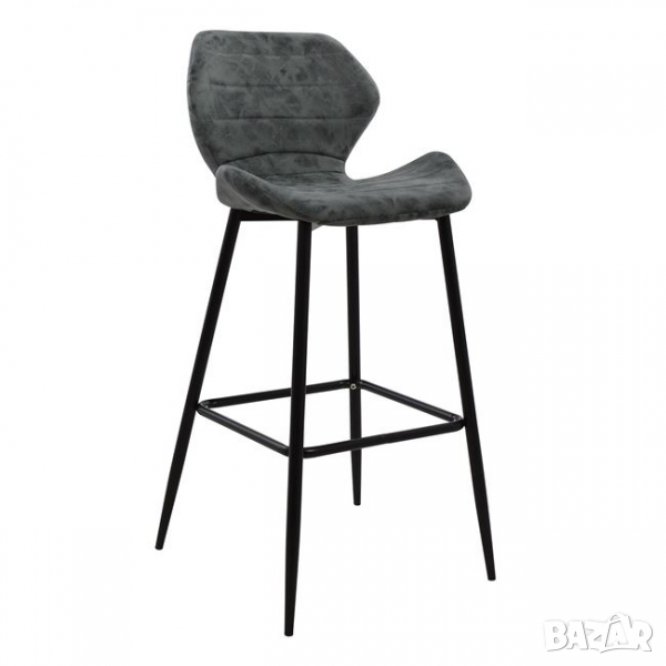 Бар стол maya сив, снимка 1