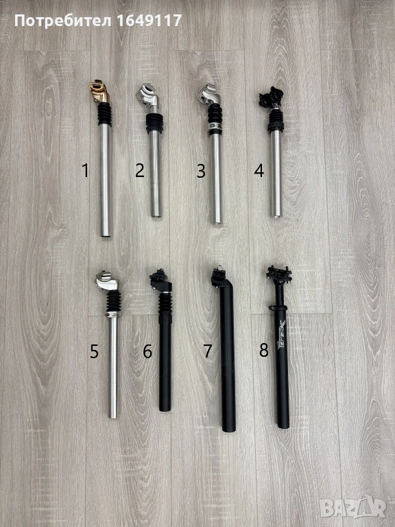 Алуминиево - амортисьорно колче [Ф-25.4/27.2/31.8мм] за седалка на велосипед колело , снимка 1