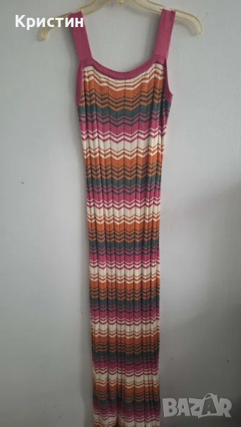 Плетена дълга рокля , снимка 1
