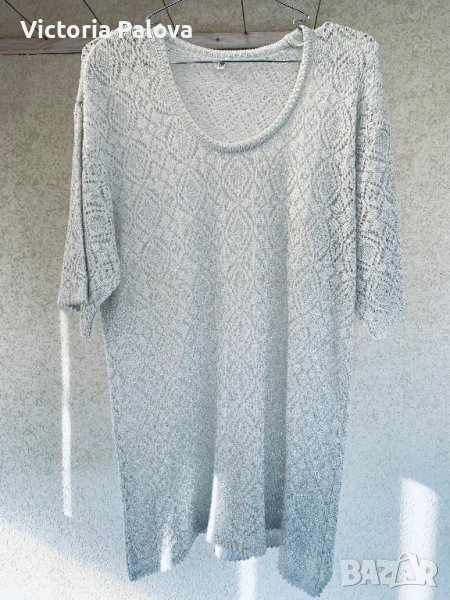 Красива сребриста блуза, снимка 1