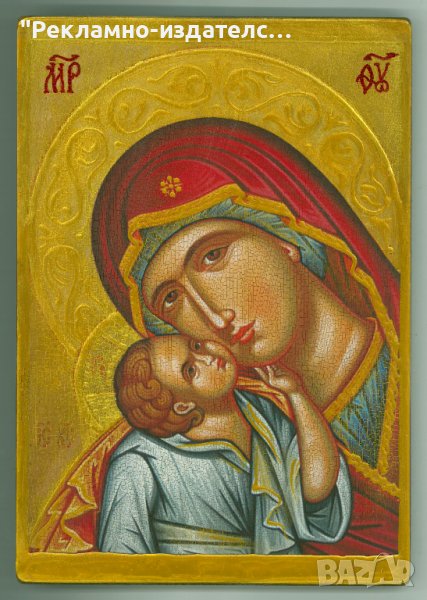 Икона Св. Богородица голяма, снимка 1