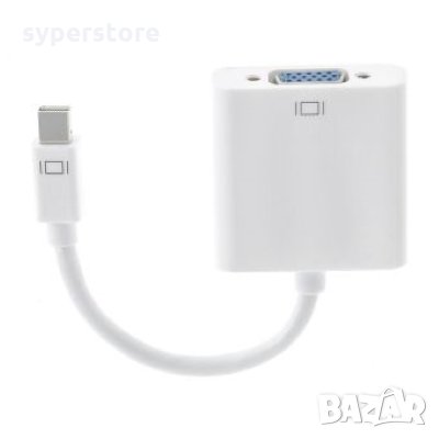 Преходник Адаптер от Mini DP към VGA 0.15m VCom SS001181 Adapter Mini DP to VGA M/F, снимка 1