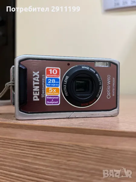 Водоустойчив фотоапарат Pentax 10Mp, снимка 1
