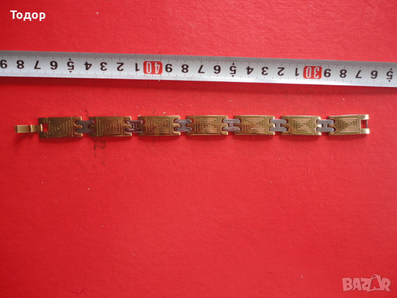 Невероятна позлатена гривна , снимка 1