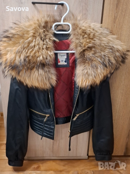 DSQuared2 кожено яке, снимка 1