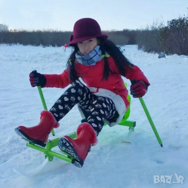 Разглобяема снежна шейна със ски и щеки  , снимка 1