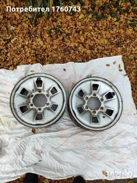 Железни джанти 2 бр.15ц.6 J/TOYОTA HILLUX , снимка 1