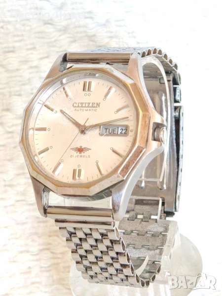 Рядък Модел Японски Автоматик Часовник Citizen Automatic 21 j, снимка 1