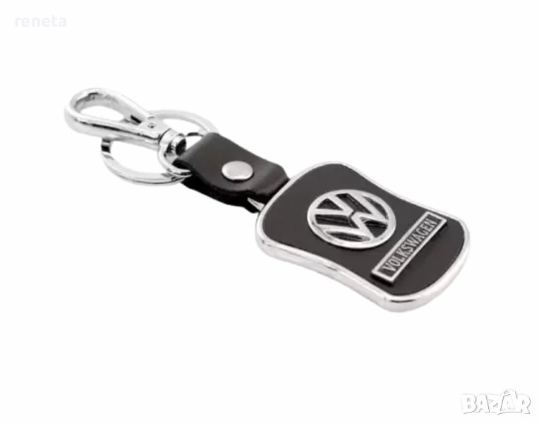 Ключодържател Volkswagen, Сребрист/Черен, снимка 1