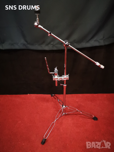 🥁 Продаваме нови масивни стойки за чинел с чупещо рамо + клампа и холдър за том, снимка 1