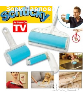 Миеща ролка за обиране на косми КОМБО, снимка 1