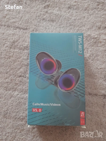 Безжични слушалки TWS-M12, снимка 1