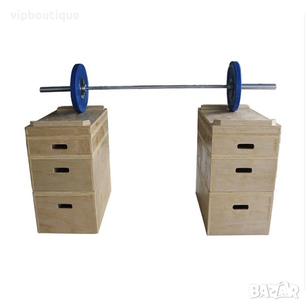 Дървени кутии КРОСФИТ Wooden Jerk Boxes, снимка 1