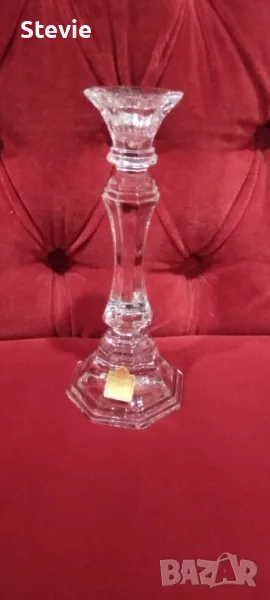 Немски кристален свещник, снимка 1