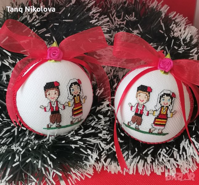 Ръчно бродирани топки, снимка 1