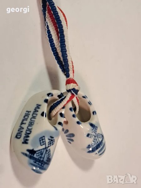 сувенир холандски порцеланови обувчици   22/2, снимка 1
