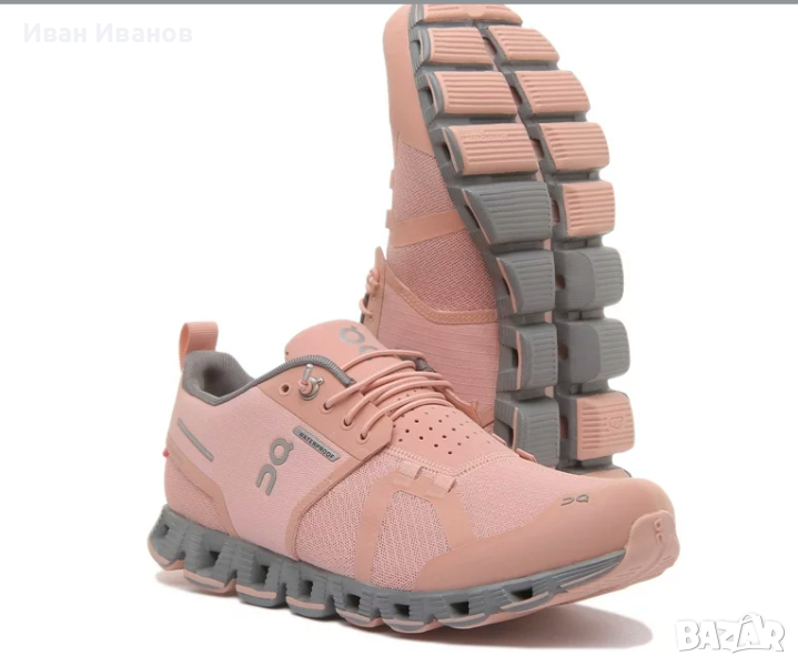 On Cloud Waterproof Rose Lunar водоустойчиви маратонки номер 37 ,5, снимка 1