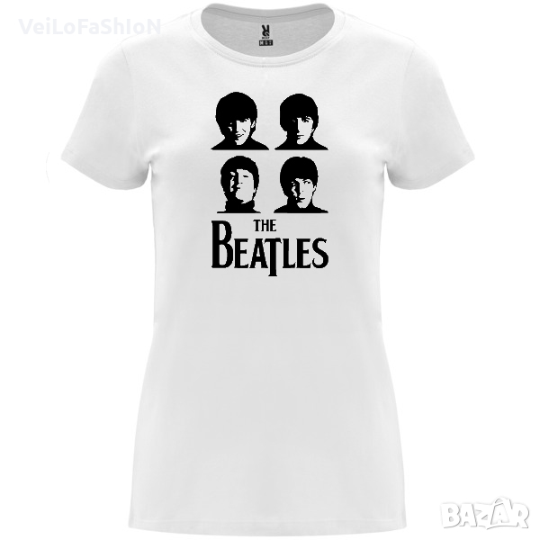 Нова дамска тениска на музикалната група The Beatles, снимка 1