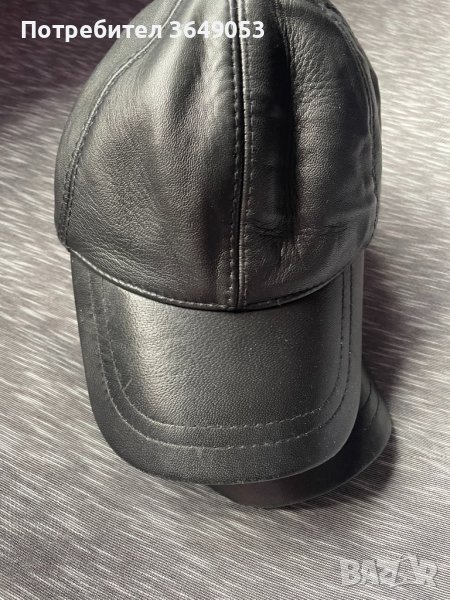 Кожена шапка, снимка 1