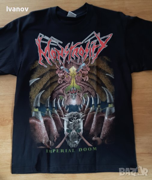 MONSTROSITY нова двустранна тениска размер S, снимка 1