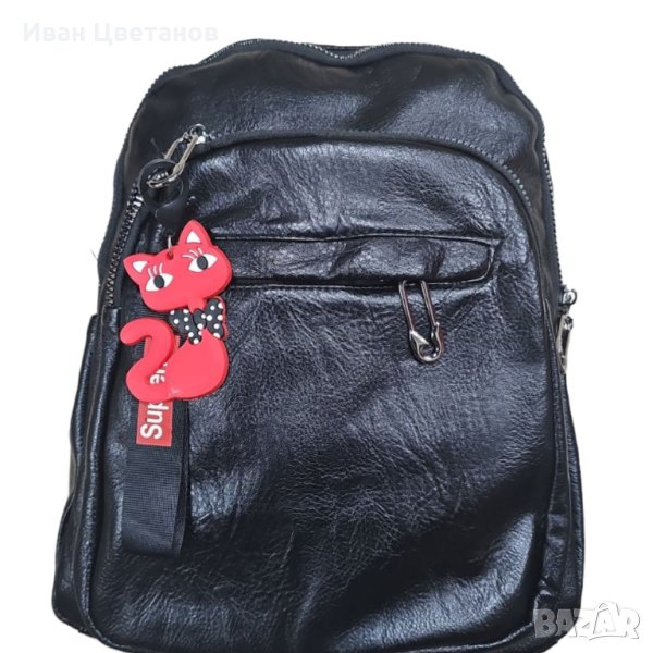  дамска раница с коте, снимка 1
