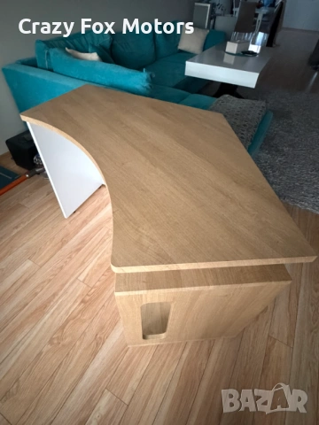 Продавам Ъглово компютърно бюро – много запазено, снимка 2 - Бюра - 53762814