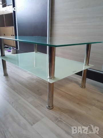 стъклена холна ретро маса 60 лв, снимка 5 - Маси - 52952573