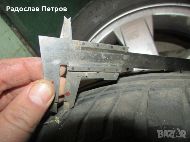 Джанти 5x110 с гуми 195/50/15 Опел, снимка 4 - Гуми и джанти - 53495312