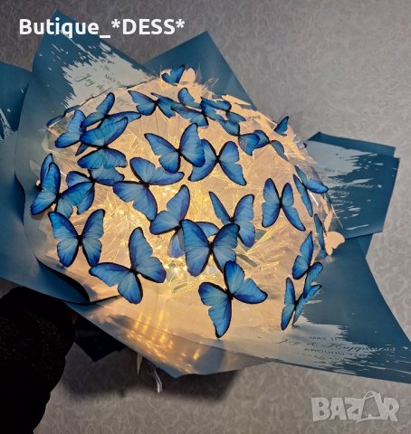 ЗАПОВЯДАЙТЕ‼️48лв.🎀Светещи,ръчно изработени букети "DESS"🦋✨️💐, снимка 7 - Подаръци за жени - 44129083