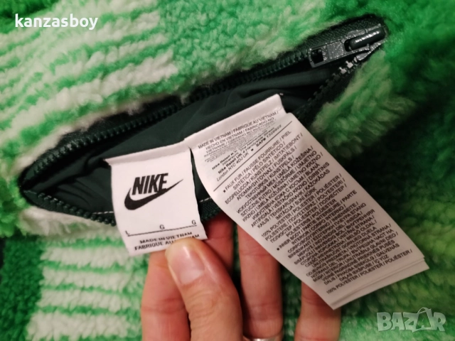 Nike Liverpool Embroidered Warm Fleece Vest Men -Green - мъжки шерпа елек 2лицев нов L/XL/2XL, снимка 4 - Якета - 52967596