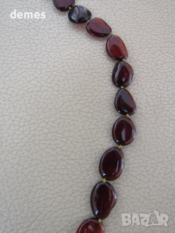 Дамско колие-кръг от първокласен балтийски кехлибар, снимка 5 - Колиета, медальони, синджири - 51882647