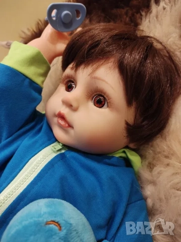 Кукла момче реборн , преродено бебе, реалистична силиконова кукла, снимка 4 - Кукли - 52072030