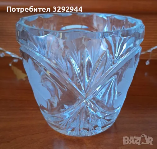 Кристална бонбониера или купа за сладки, снимка 2 - Други - 48145339