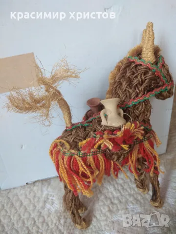 Старо плетени магаренце, снимка 4 - Антикварни и старинни предмети - 47382905