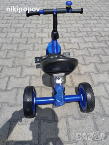 BYOX Триколка Cavalier Lux син, снимка 6 - Детски велосипеди, триколки и коли - 53564248
