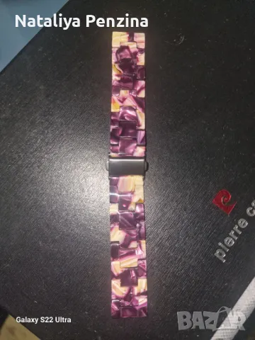 Резервни модни ежедневни каишки за смарт часовник за мъже и жени, 20мм, снимка 6 - Каишки за часовници - 48485307