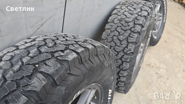 BF Goodrich гуми 265/75R16 с оригинални джанти за Land rover, снимка 6 - Гуми и джанти - 55869645