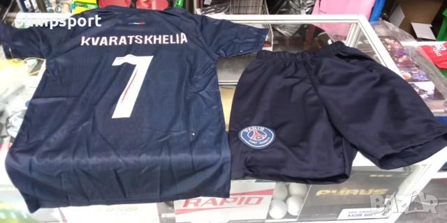 спортен екип psg paris saint germain нов тениска и шорти  за дете с ръст 104 - 176см, снимка 2 - Детски комплекти - 51114446