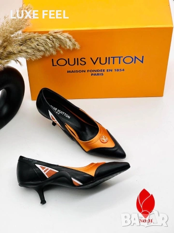 Louis Vuitton ⚜️ Дамски Обувки , снимка 6 - Дамски обувки на ток - 53816214