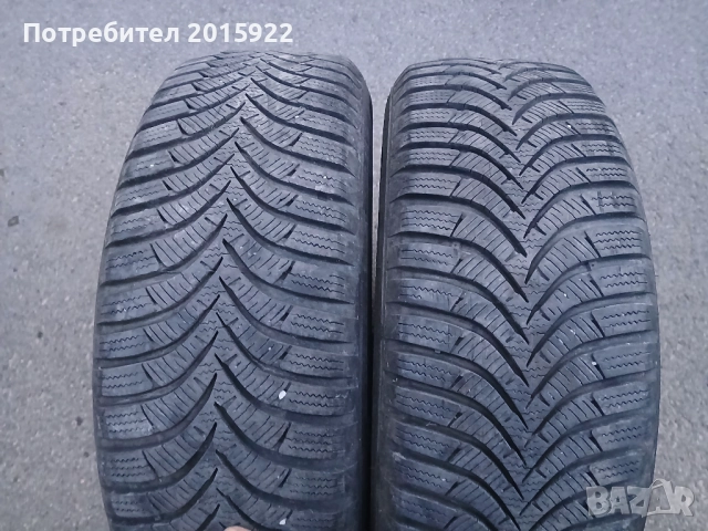 Зимни гуми 15цола Hankook-195/65/15-6.5мм-грайфер 2018година , снимка 3 - Гуми и джанти - 52456489