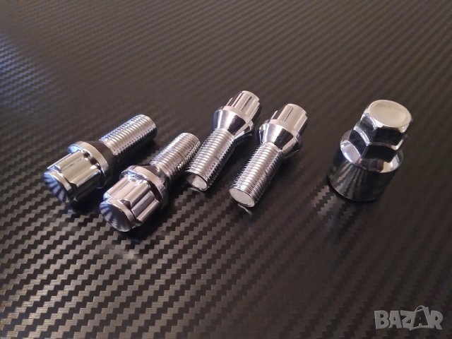 Секретни болтове за джанти Audi A3 A4 A5 A6 BMW 1 3 5 6 7 серия, снимка 2 - Аксесоари и консумативи - 32861122