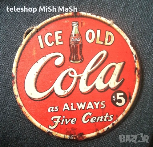 Винтидж дървена табела Кока Кола Coca Cola, снимка 2 - Антикварни и старинни предмети - 53779853